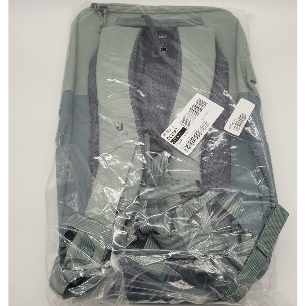 Deuter 26L UP Stockholm Teal Sage Backpack‎ – Eco Urban Commuter Travel Daypack - Picture 4 of 7